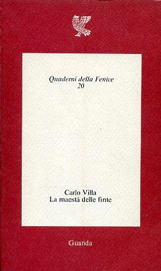 La maestà delle finte - Carlo Villa - copertina