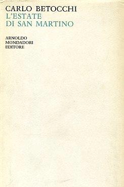 L' estate di San Martino - Carlo Betocchi - copertina