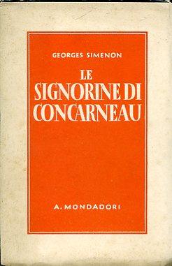 Le signorine di Concarneau - Georges Simenon - copertina