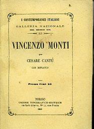 Vincenzo Monti - Cesare Cantù - copertina