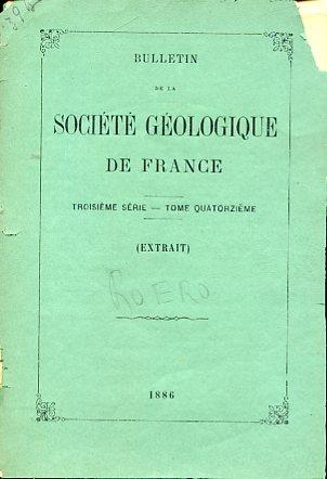 Des phénomènes altimétriques observés dans l'intérieur des continents. Extrait du Bulletin de la Société Géologique de France. 3e série, t. XIV, p. 128, séance du 7 décembre 1885 - Federico Sacco - copertina
