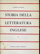 Storia della letteratura inglese. La tradizione letteraria dell'Inghilterra medioevale - Gabriele Baldini - copertina