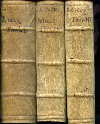 L. Annaei Senecae Philosophi. Tom. I. Continens Opuscula Morali. Tom. II. Continens Epistolas. Tom. III. Continens Questiones Naturales et Controversias - Lucio Anneo Seneca - copertina