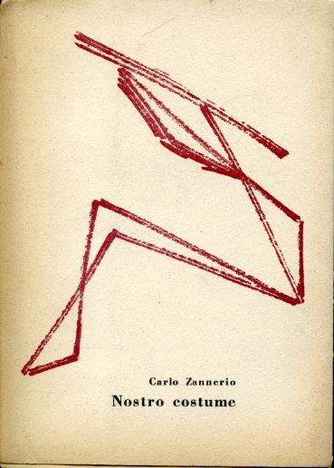 Nostro costume - Carlo Zannerio - copertina