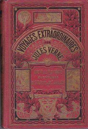 Une Ville Flottante - Les Forceurs de Blocus - Aventures de Trois Russes & Trois Anglais - Jules Verne - copertina