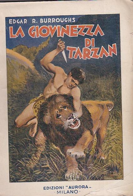 La giovinezza di Tarzan tra le scimmie - copertina