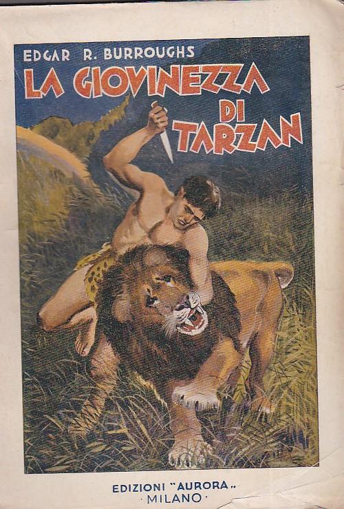 La giovinezza di Tarzan tra le scimmie - copertina