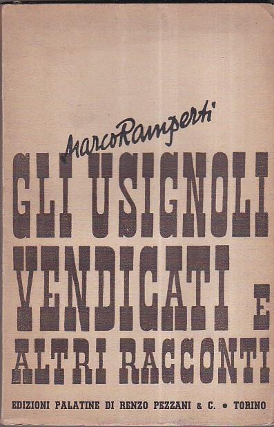 Gli usignoli vendicati e altri racconti - Marco Ramperti - copertina