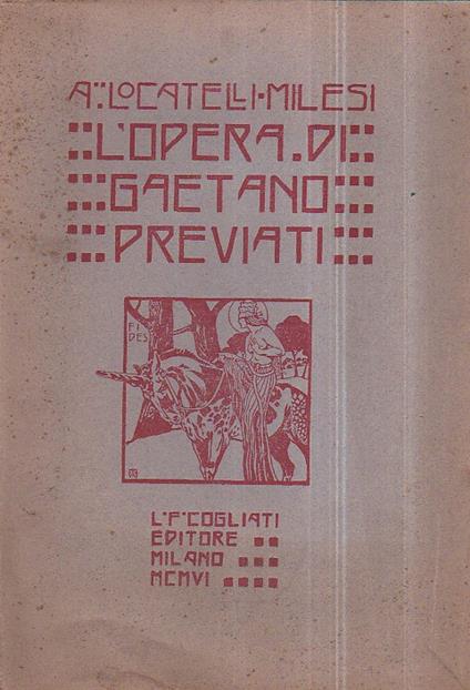 L' opera di Gaetano Previati - Achille Locatelli Milesi - copertina