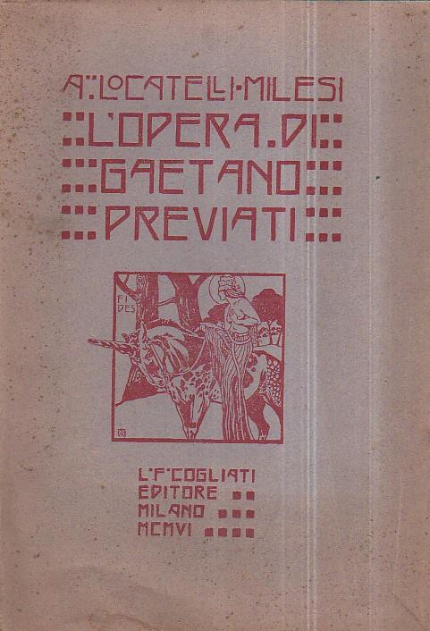 L' opera di Gaetano Previati - Achille Locatelli Milesi - copertina