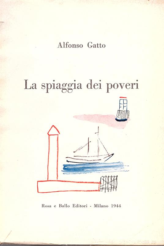 La spiaggia dei poveri - Alfonso Gatto - copertina