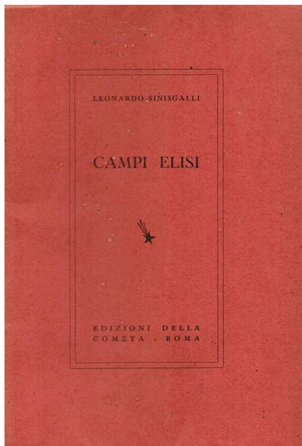 Campi Elisi (Seconda Edizione) - Leonardo Sinisgalli - copertina
