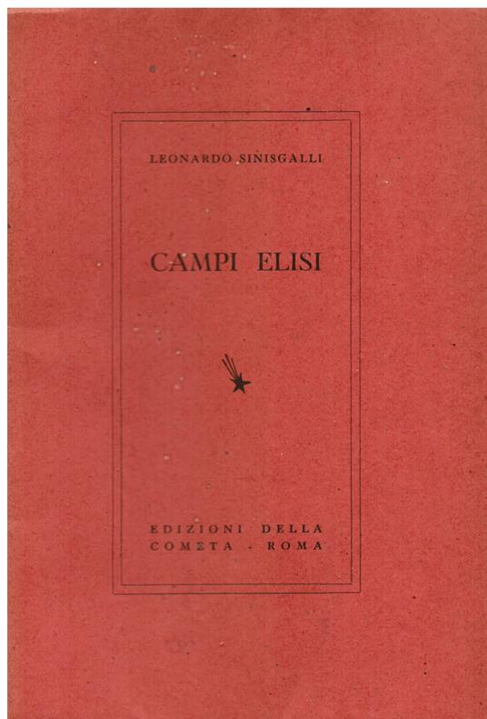 Campi Elisi (Seconda Edizione) - Leonardo Sinisgalli - copertina