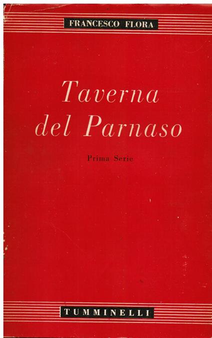 Taverna del Parnaso. Prima Serie - Francesco Flora - copertina