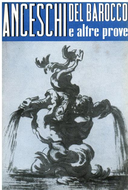 Del barocco e altre prove - Luciano Anceschi - copertina