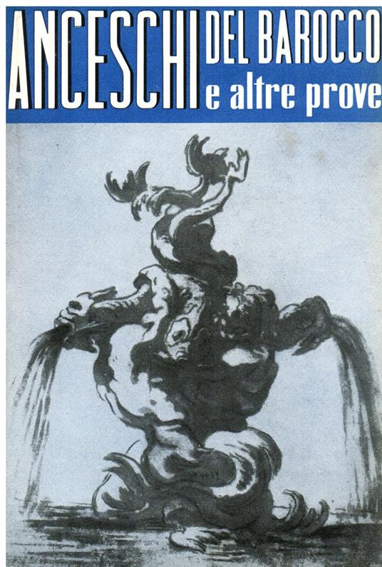 Del barocco e altre prove - Luciano Anceschi - copertina
