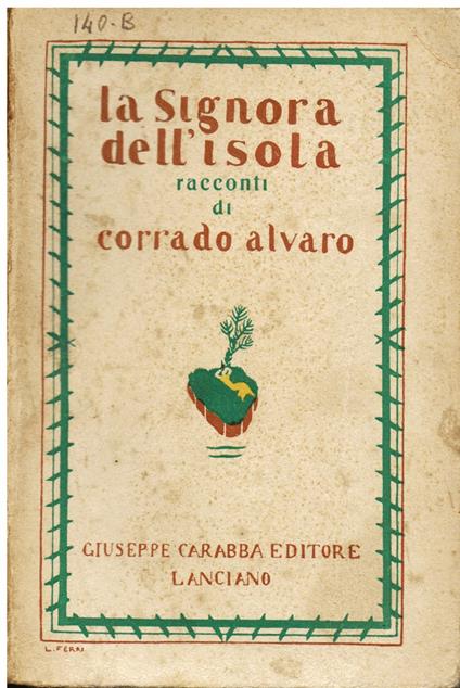 La signora dell' isola - Corrado Alvaro - copertina