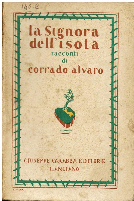 La signora dell' isola - Corrado Alvaro - copertina