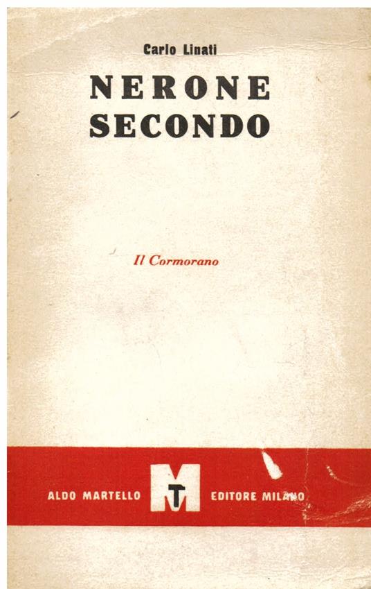 Nerone secondo - Carlo Linati - copertina