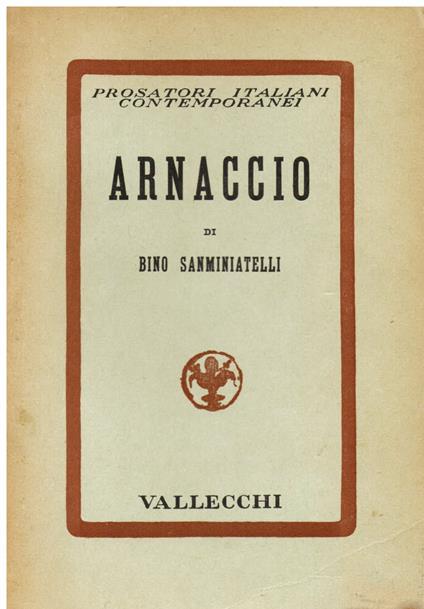 Arnaccio - Bino Sanminiatelli - copertina
