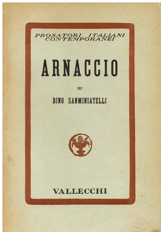Arnaccio - Bino Sanminiatelli - copertina
