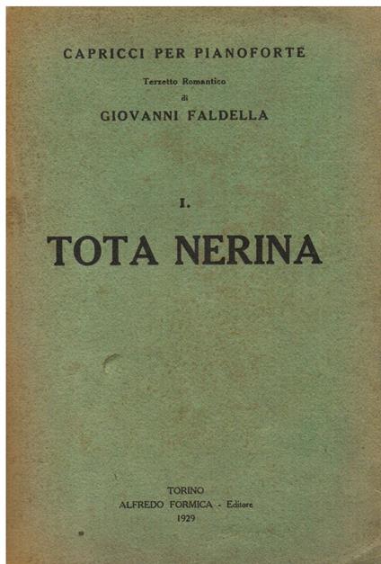 Tota Nerina - Giovanni Faldella - copertina