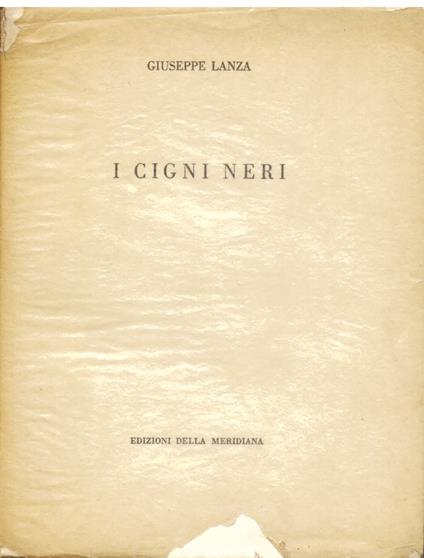 I cigni neri - Giuseppe Lanza - copertina