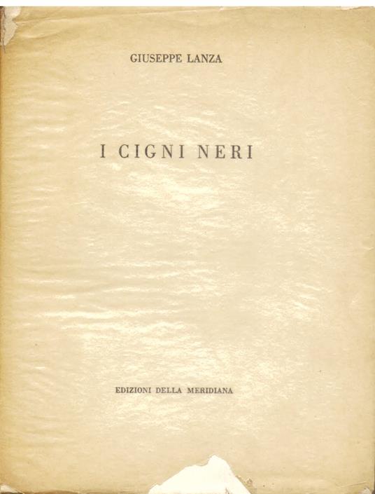 I cigni neri - Giuseppe Lanza - copertina