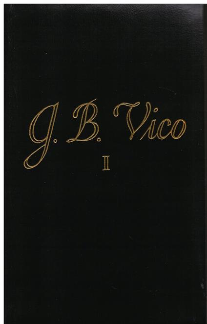 Tutte le opere. I. La Scienza Nuova - Giambattista Vico - copertina