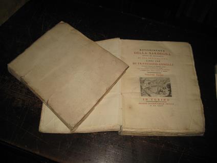 Rifiorimento della Sardegna proposto nel miglioramento di sua agricoltura. Libri tre - Francesco Gemelli - copertina