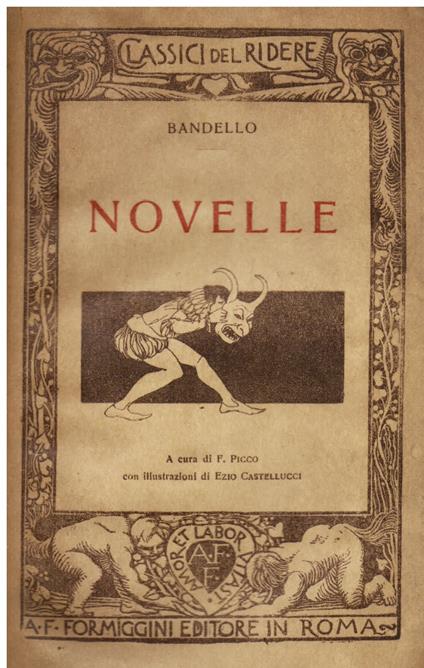 Novelle. A cura di F. Picco con illustrazioni di Ezio Castellucci - Matteo Bandello - copertina