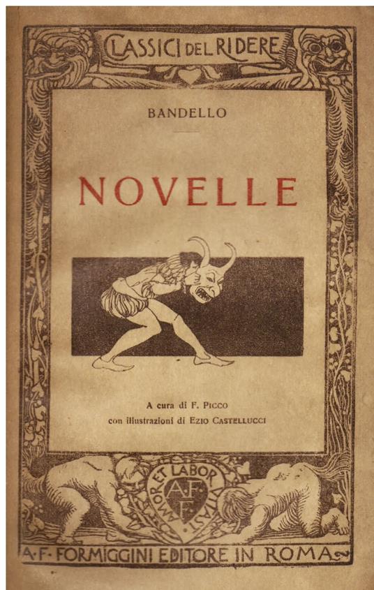 Novelle. A cura di F. Picco con illustrazioni di Ezio Castellucci - Matteo Bandello - copertina