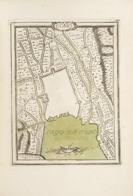 Piante delle città, piazze, e castelli fortificati in questo stato di Milano con le loro dichiarazioni date alle stampe - copertina