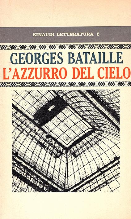 L' azzurro del cielo - Georges Bataille - copertina