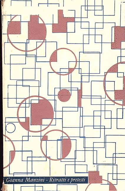 Ritratti e pretesti - Gianna Manzini - copertina