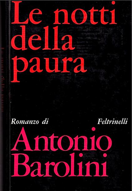Le notti della paura - Antonio Barolini - copertina
