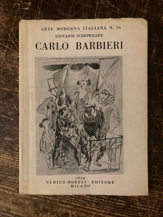 Carlo Barbieri Seconda edizione. 39 tavole - Giovanni Scheiwiller - copertina