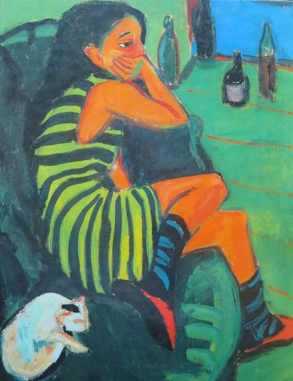 Ernst Ludwig Kirchner: Gemälde, Aquarelle, Zeichnungen und Druckgraphik: eine Ausstellung zum 60. Todestag: aus den Sammlungen Brücke-Museum Berlin, Kirchner Museum Davos, Staatliche Museen zu Berlin, Nationalgalerie, Stiftung Stadtmuseum Berlin, Kar - Roland Scotti - copertina