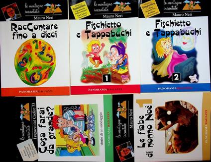 Raccontare fino a dieci + Fischietto e tappabuchi (2 volumi) + Cosa farai da grande? + Le fiabe di nonno Noè 1. Illustrazioni di Paola de Manincor Illustrazioni di Fulvio Bernardini Illustrazioni di Fulber Le montagne incantate. Panorama ragazzi - Mauro Neri - copertina