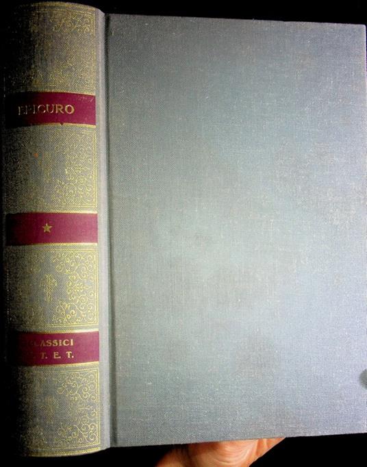 Opere. 2. ed. A cura di Margherita Isnardi Parente. Classici della filosofia 14 - Epicuro - copertina