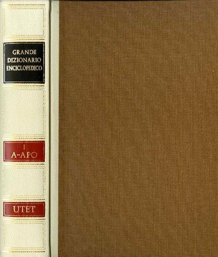 Grande dizionario enciclopedico: XIX VOLUMI, INDICI E ATLANTE, CRONOLOGIA UNIVERSALE, SUPPLEMENTI 1979, 1985, 1991, 1997. Terza edizione interamente riveduta ed accresciuta - Pietro Fedele - copertina
