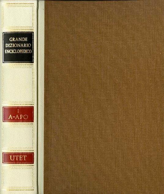 Grande dizionario enciclopedico: XIX VOLUMI, INDICI E ATLANTE, CRONOLOGIA UNIVERSALE, SUPPLEMENTI 1979, 1985, 1991, 1997. Terza edizione interamente riveduta ed accresciuta - Pietro Fedele - copertina