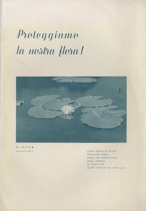 Proteggiamo la nostra flora! - Benedetto Bonapace - copertina