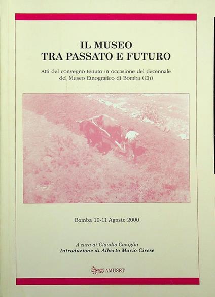 Il museo tra passato e futuro: atti del Convegno tenuto in occasione del decennale del Museo etnografico di Bomba (CH): Bomba, 10-11 agosto 2000. Introduzione di Alberto Mario Cirese - Alberto Mario Cirese - copertina