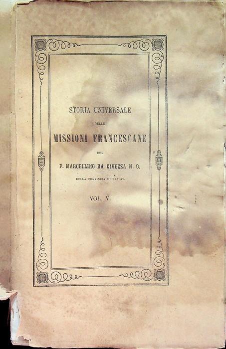 Storia universale delle missioni francescane: 5: Dall'anno 1453 al 1500 - copertina