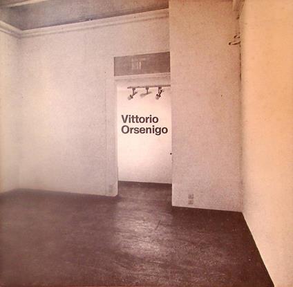 Vittorio Orsenigo: Milano Sudio Ennesse, [27 maggio 1982]. Pubblicato in occasione della Mostra tenuta a Milano - Achille Bonito Oliva - copertina