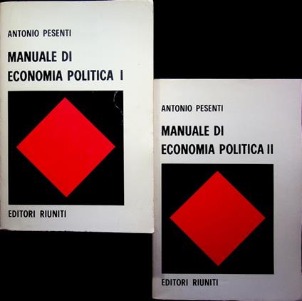 Manuale di economia politica. Nuova biblioteca di cultura 97 - Antonio Pesenti - copertina