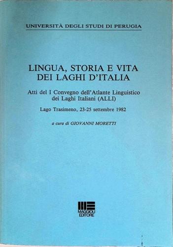 Lingua, storia e vita dei laghi d'Italia - copertina