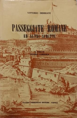 Passeggiate romane ed altri scritti di arte e di variet� inediti o rari - copertina