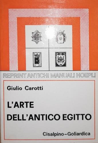 L' arte dell'antico egitto - copertina